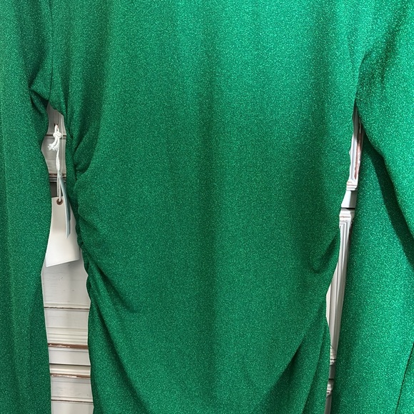 Good American Summer Green Sparkly Button-Up Size 4 (XL) - Picture 8 of 8